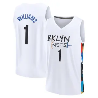 Men's Ziaire Williams Brooklyn Nets White 2022/23 City Edition Jersey - Fast Break