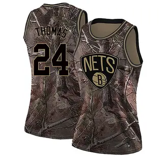 Women's Cam Thomas Brooklyn Nets Camo Realtree Collection Jersey - Swingman