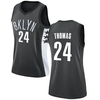 Women's Cam Thomas Brooklyn Nets Gray Jersey - Statement Edition - Swingman