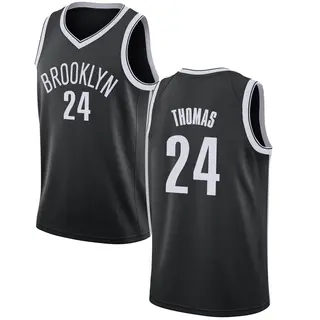 Youth Cam Thomas Brooklyn Nets Black Jersey - Icon Edition - Swingman