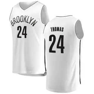 Youth Cam Thomas Brooklyn Nets White Jersey - Association Edition - Fast Break