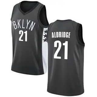 Youth LaMarcus Aldridge Brooklyn Nets Gray Jersey - Statement Edition - Swingman